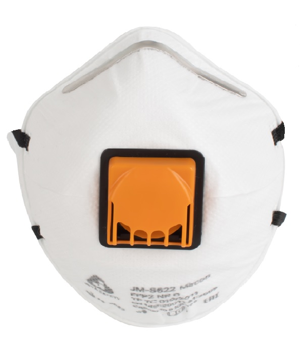 Полумаска противоаэрозольная с клапаном, чашеобразная JETA SAFETY JM-8622