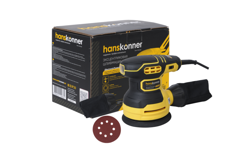 Эксцентриковая шлифовальная машина Hanskonner HOS8135RC