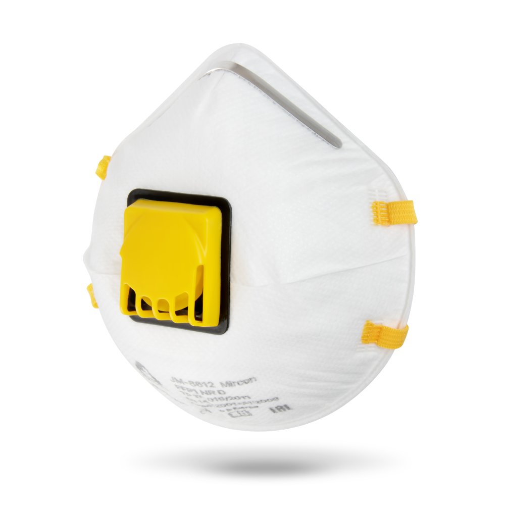 Полумаска противоаэрозольная с клапаном, чашеобразная JETA SAFETY JM-8612