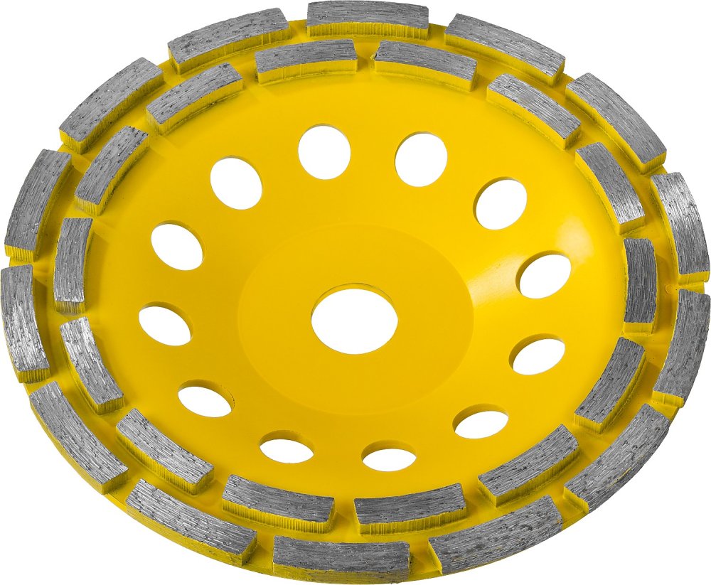 STAYER Double d 180 мм, Двухрядная алмазная шлифовальная чашка (33381-180)