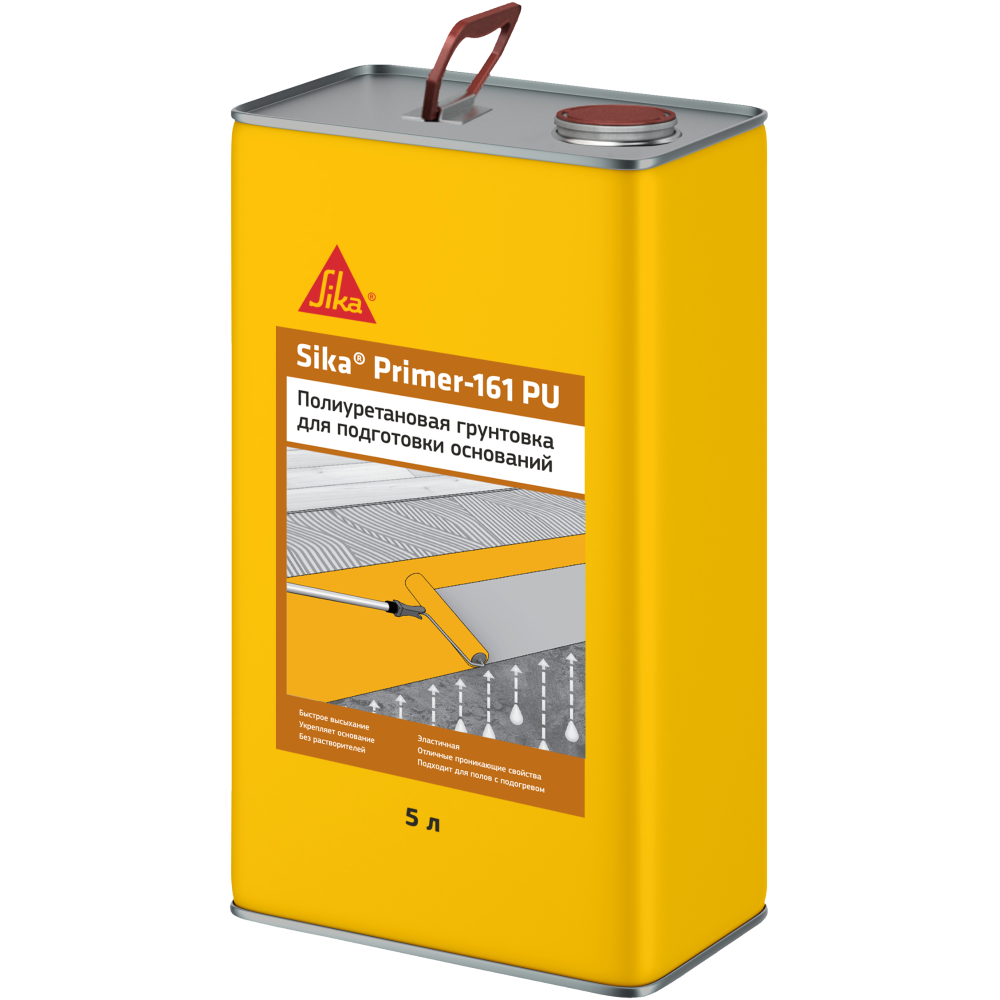 Полиуретановая грунтовка Sika Primer-161 PU 10 кг