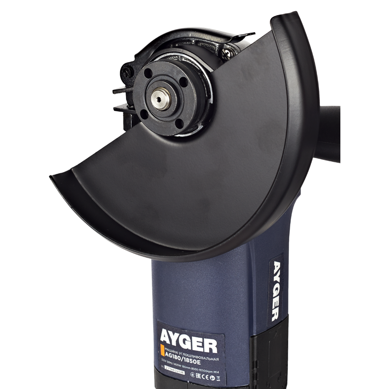 Угловая шлифмашина AYGER AG180/1850E