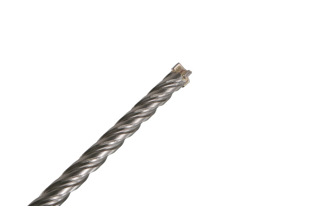 Бур SDS+ 12х210 QUADRO POWER крестовой резец спираль S4  Hanskonner