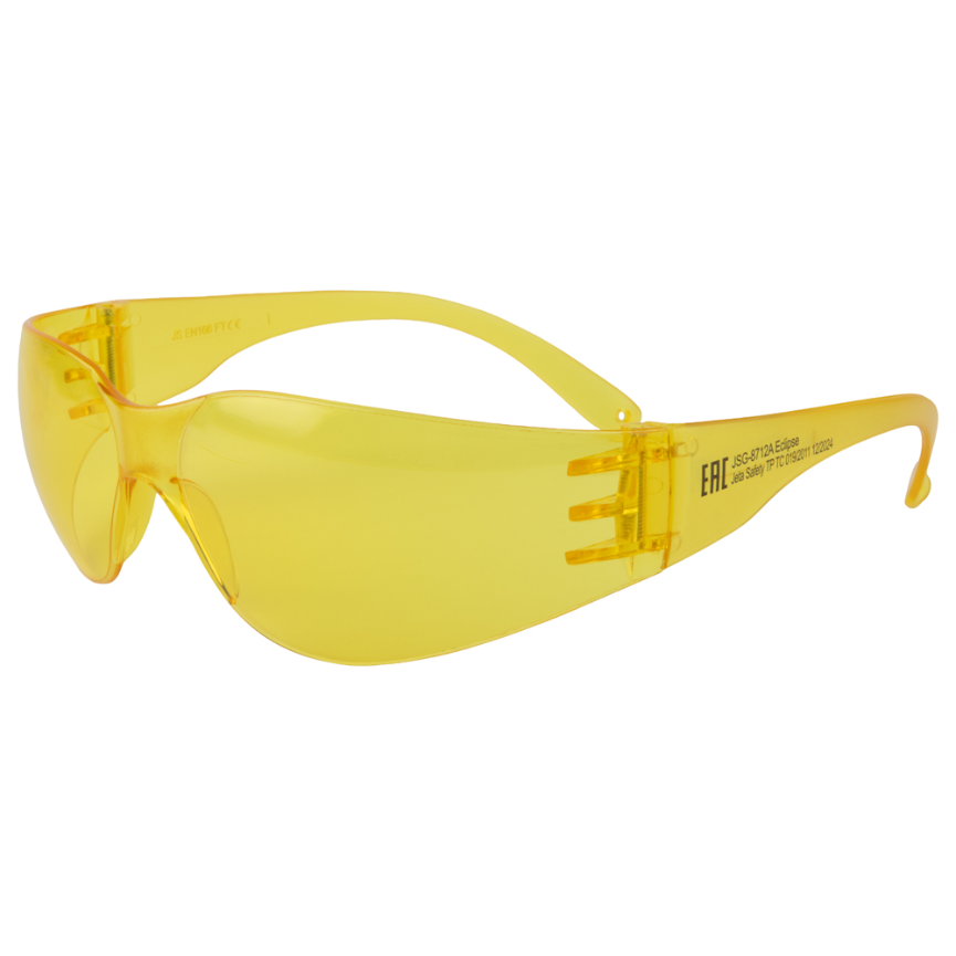 Очки защитные облегченные JSG-8712A Eclipse открытого типа Jeta Safety