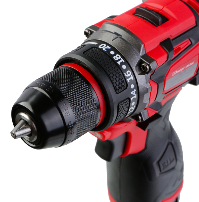 ДШ-18 Дрель аккуммуляторная б/щ Энергомаш, 16В, 45Нм, 2х2.0Ач, ЗУ,кейс