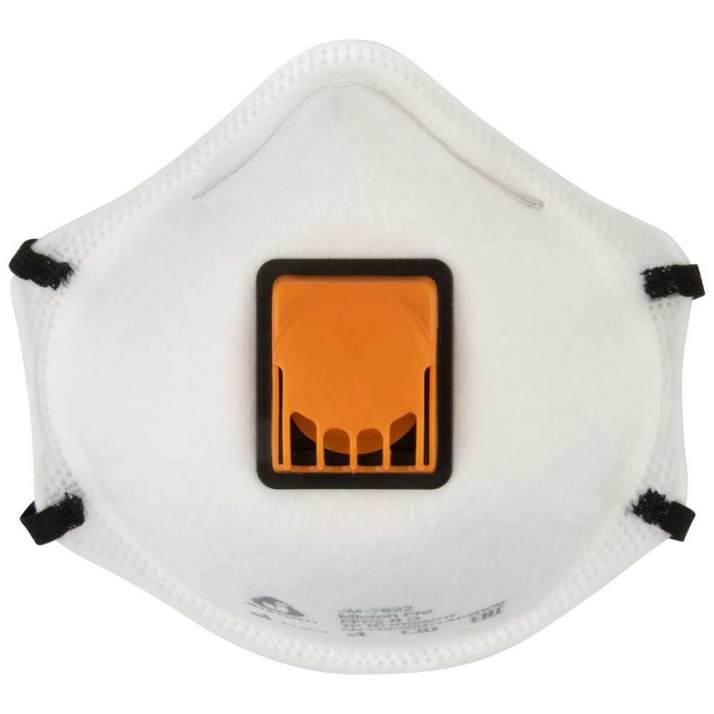 Полумаска противоаэрозольная с клапаном, чашеобразная JETA SAFETY JM-7622