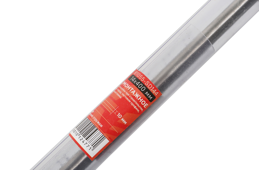 Сверло опалубочное монтажное 14x400x85 мм, хв. 10 мм, БОЕКОМПЛЕКТ