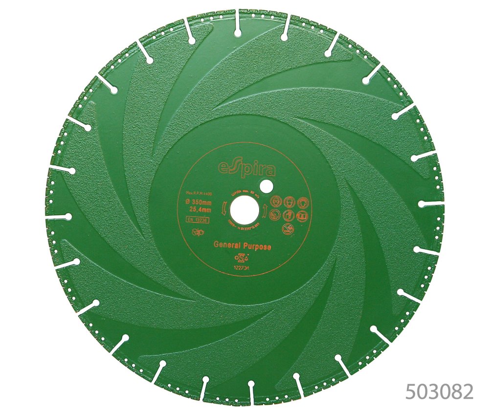 Алмазный диск Espira IR-540 Pro 400*25.4 сегм 3*2.3