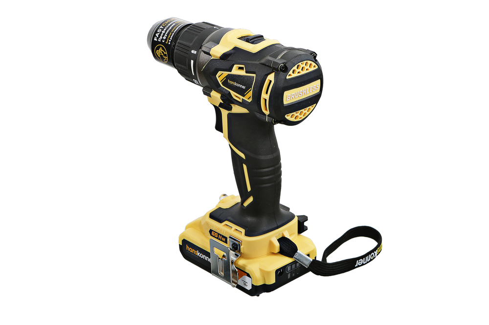 Аккумуляторный шуруповерт Hanskonner  HCD1865BL Unibattery