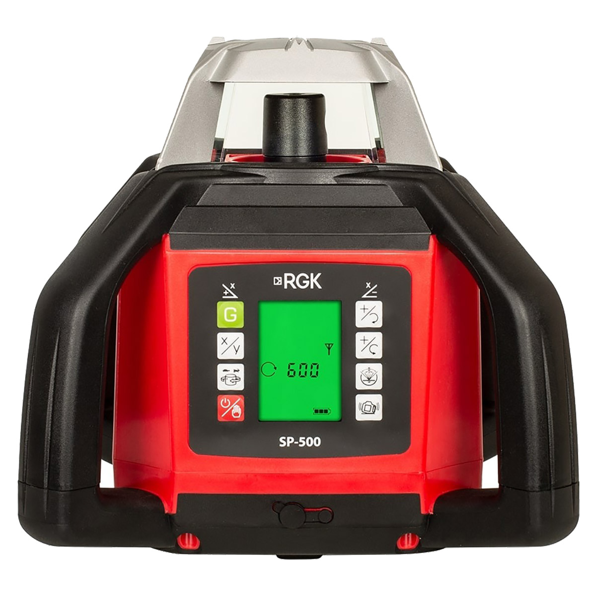 Комплект: ротационный нивелир RGK SP-500 с калибровкой + элевационный штатив RGK SH-170 + рейка RGK LR-2 + дальномер RGK DL100