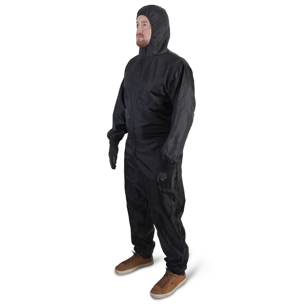 Комбинезон многоразовый защитный из полиэфирной ткани JPC75-BL-XXL Jeta Safety черный, разм. XXL