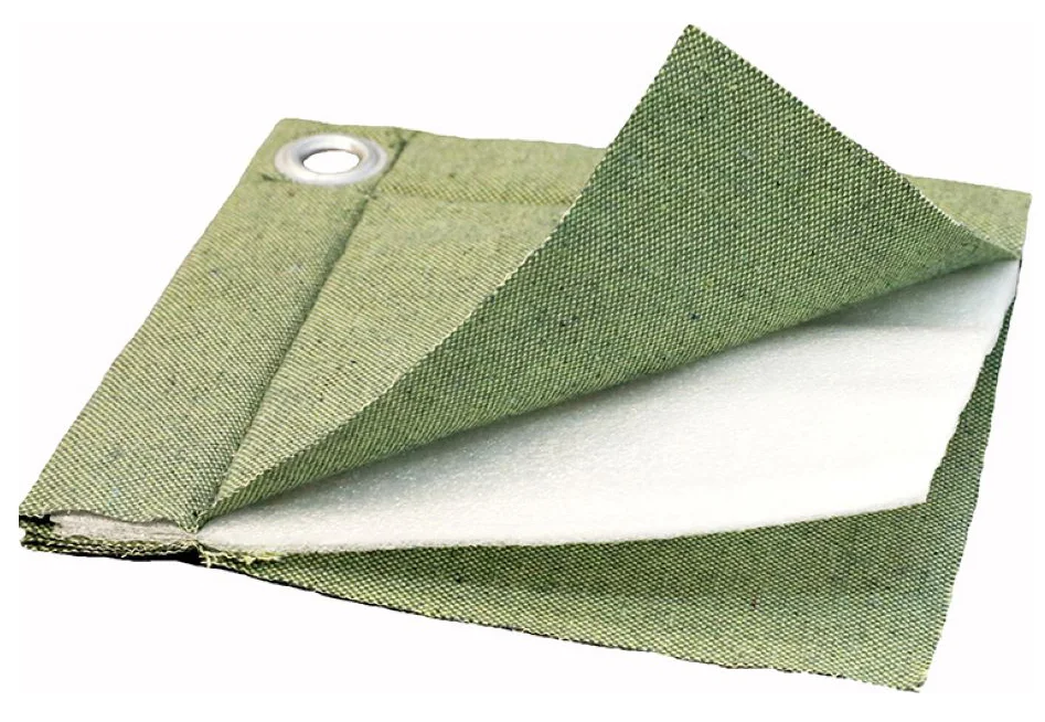 Полог брезентовый утепленный 3х5 м с люверсами