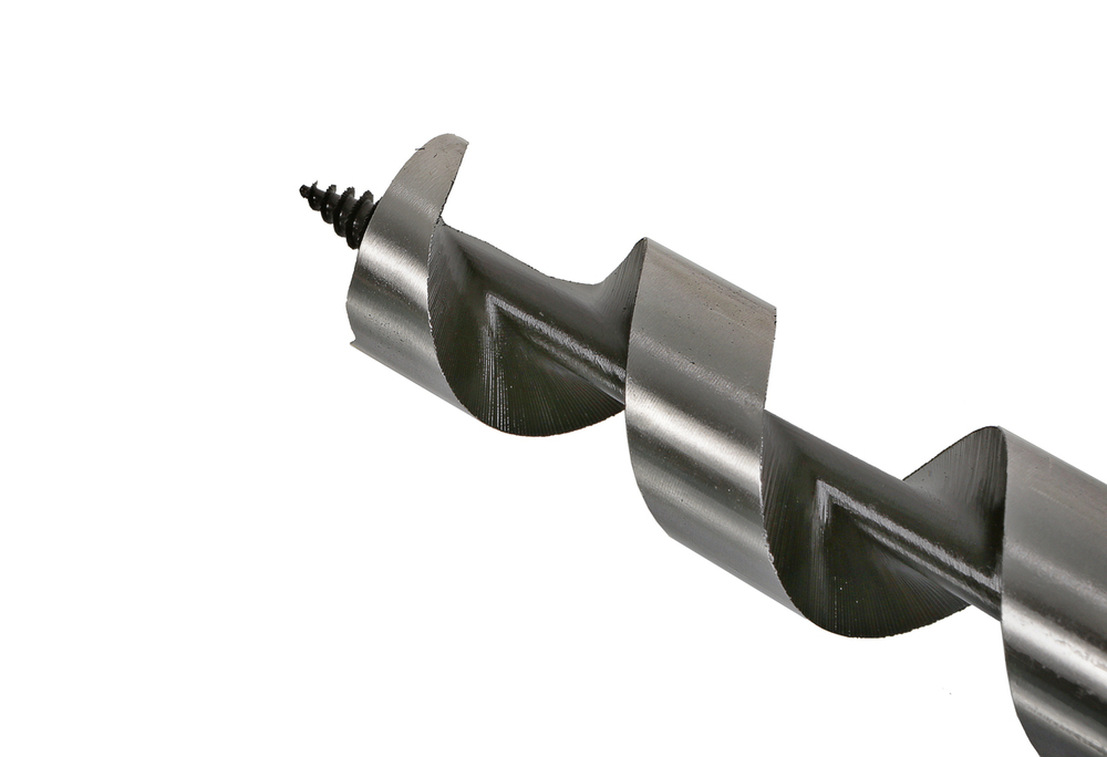 Сверло винтовое по дереву, 28х460мм, сталь 45, шестигранный хвостовик, Sturm!