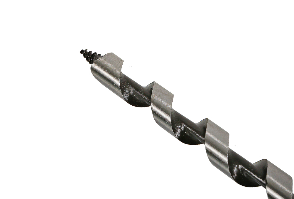 Сверло винтовое по дереву, 10х230мм, сталь 45, шестигранный хвостовик, Sturm!