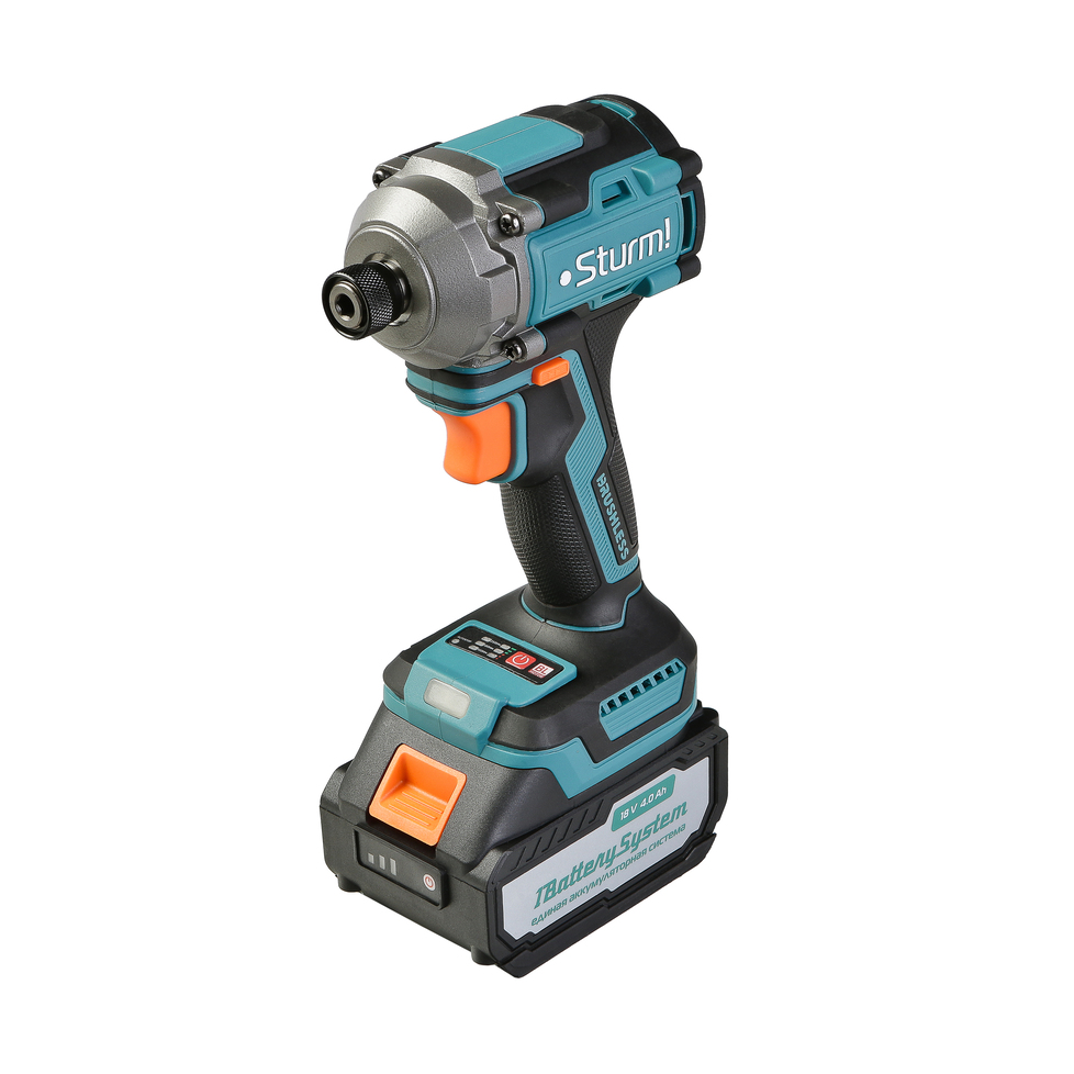CD250H Винтоверт ударн б/щ Sturm!, 18В, 1BatterySystem, 250Нм, 1/4", 1x4.0Ач, кейс