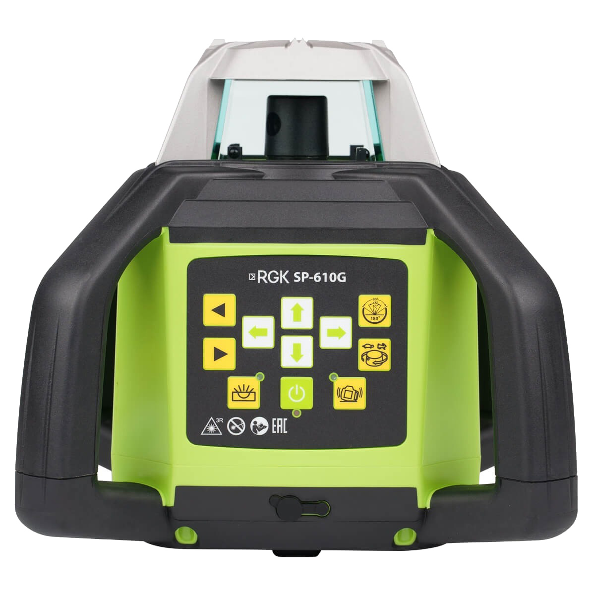 Комплект: ротационный нивелир RGK SP-610G с калибровкой + элевационный штатив RGK SH-170 + рейка RGK LR-2 + дальномер RGK DL100G