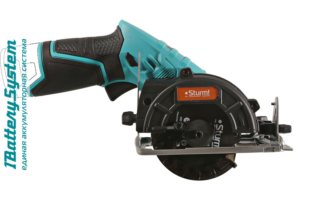 Аккумуляторная циркулярная пила Sturm! CCS1285 1BatterySystem12V