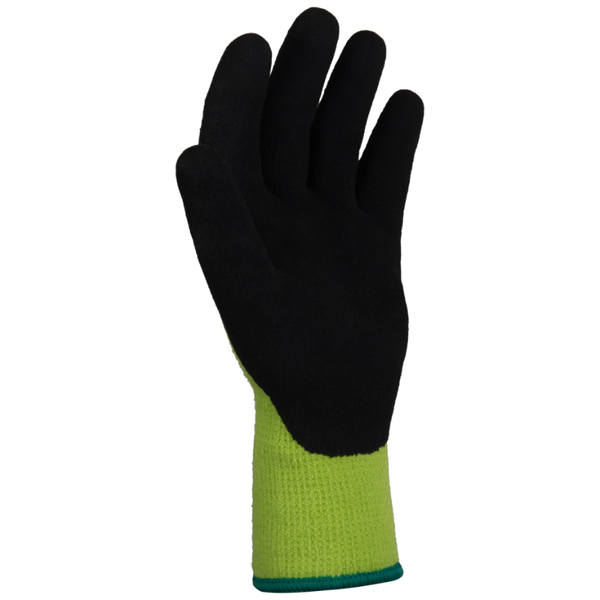 Viking Frost Перчатки Jeta Safety трикотажные из синтетических нитей с начесом с латексным покрытием ладонной части JLW-501-L