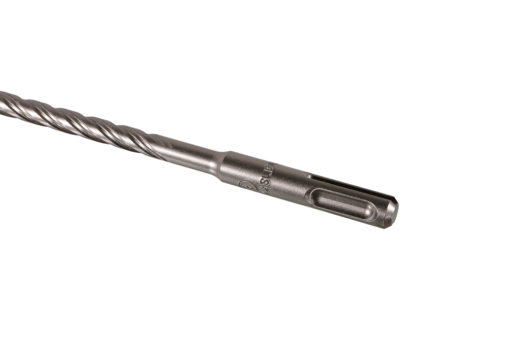 Бур SDS+ 08х210 QUADRO POWER крестовой резец спираль S4  Hanskonner