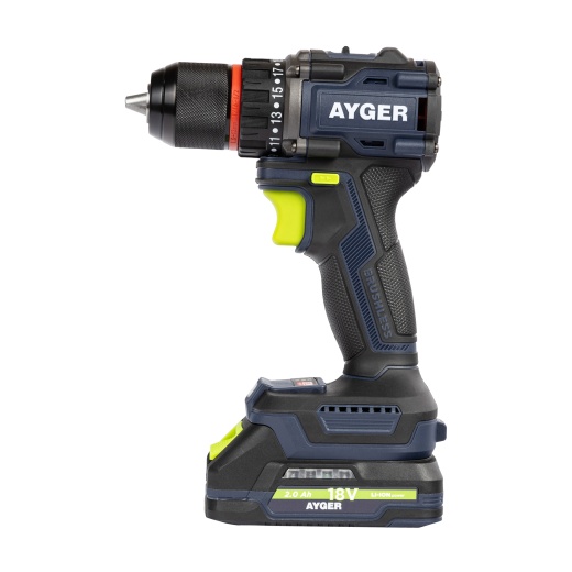 Дрель-шуруповерт AYGER AP20BL2-70