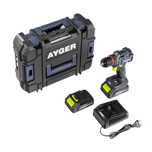 Дрель-шуруповерт AYGER AP20BL2-70