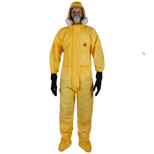 Защитный комбинезон Element Chem из нетканого материала JPC-80-XXXL Jeta Safety, разм. XXXL