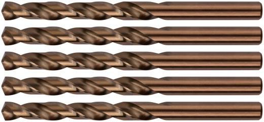 Сверла по металлу HSS с добавкой кобальта 5% Профи 9,0 мм ( 5 шт.)