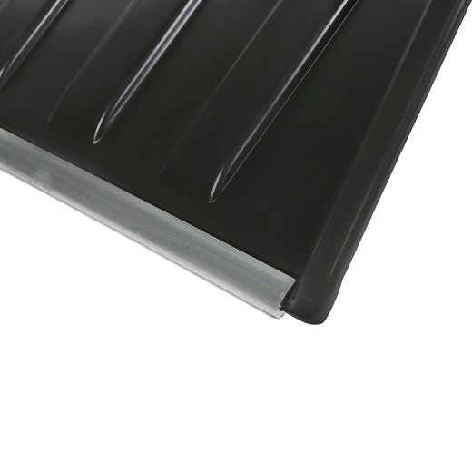 Лопата снегоуборочная 41х45 см, морозостойкий пластик, алюминевый черенок Sturm!