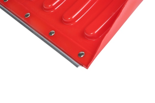 Лопата снегоуборочная 49х35 см, морозостойкий пластик, фибергласовый черенок Sturm!