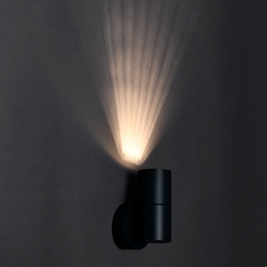 LIGHTING Светильник уличный 5112 настенный под лампу GU10 IP65 черный IEK