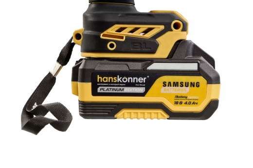 HCD20165PRO Аккумуляторный шуруповерт Hanskonner 1BatterySystem