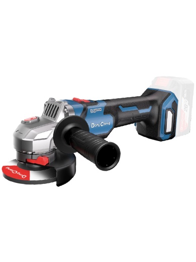 Аккумуляторная угловая шлифовальная машина DongCheng DCSM04-125(TYPE Z), 20 В, 125 мм, без акб и зу, регулировка скорости