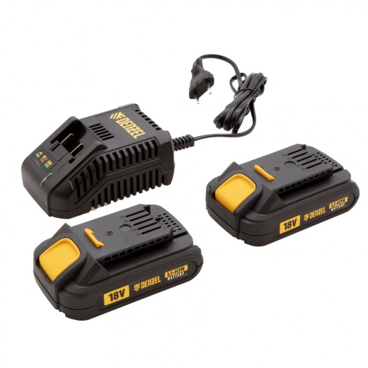 Дрель-шуруповерт аккумуляторная CDL-12-02, Li-Ion, 12 В, 1.5 А*ч, 2 аккумулятора Denzel