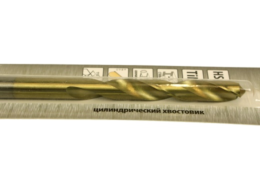 Сверло по металлу Sturm! 10,5х133 мм, сталь HSS, нитридтитан., 118° ,блистер 1 шт