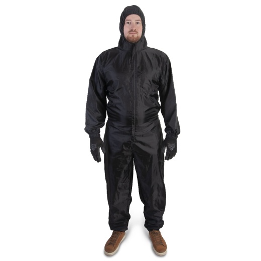 Комбинезон многоразовый защитный из полиэфирной ткани JPC75-BL-M Jeta Safety черный, разм. M