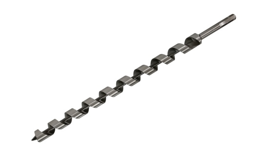 Сверло винтовое по дереву, 24х460мм, сталь 45, шестигранный хвостовик, Sturm!