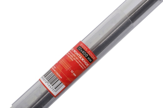 Сверло опалубочное монтажное 12x400x85 мм, хв. 10 мм, БОЕКОМПЛЕКТ