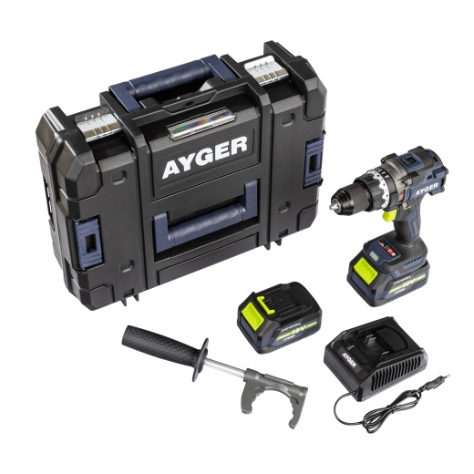 Дрель-шуруповерт AYGER AP20BL4-160