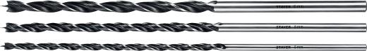 STAYER ″Maxdrill″ 3 шт., 6-8-10 х 300 мм, набор сверл спиральных по дереву