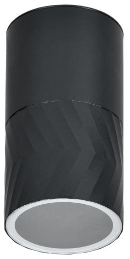 LIGHTING Светильник уличный 5110 потолочный под лампу GU10 IP65 черный IEK