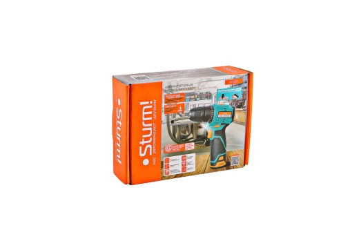 Аккумуляторный шуруповерт Sturm! CD1235 1BatterySystem12V