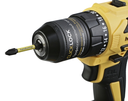 HCD2065C Дрель аккумуляторная  б/щ Hanskonner 1BatterySystem