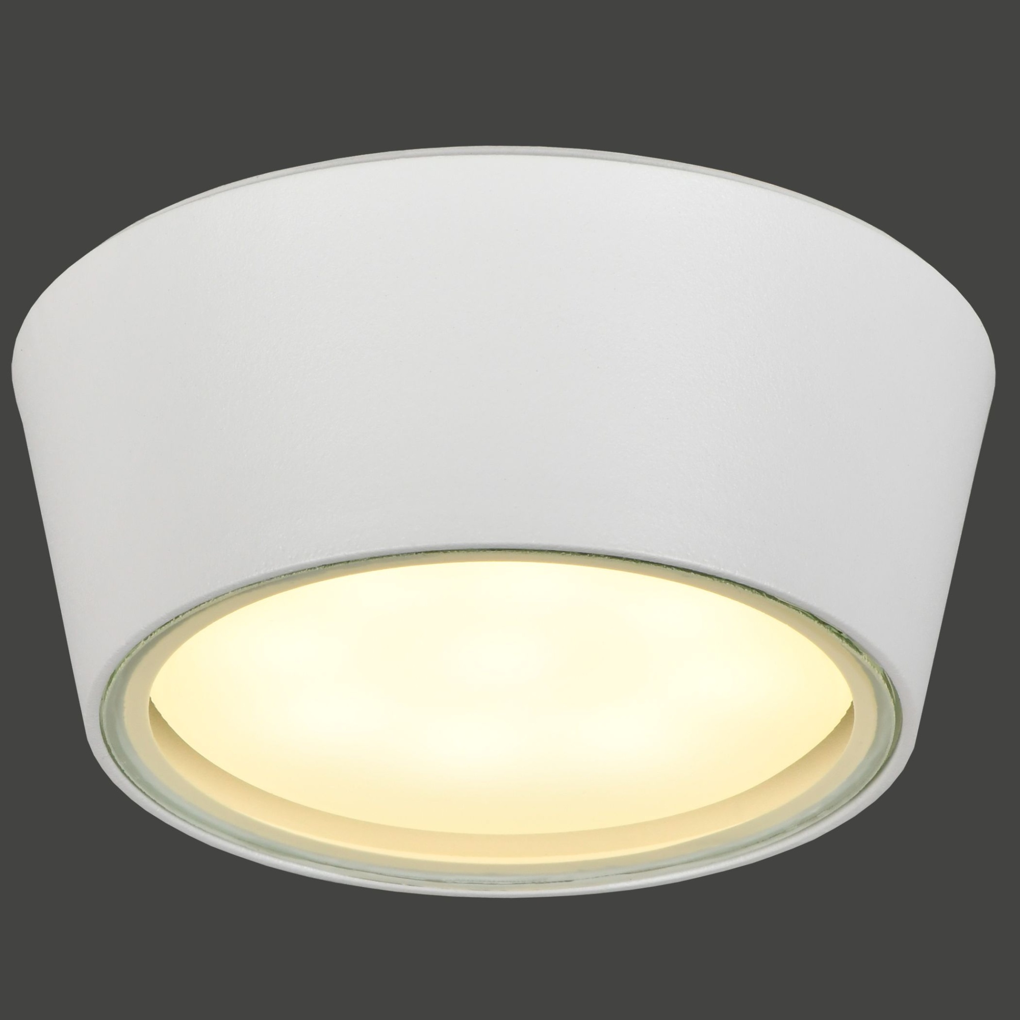 LIGHTING Светильник уличный 5104 потолочный под лампу GX53 IP65 белый IEK