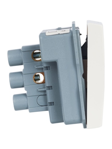 Выключатель одноклавишный ВКО-21-00-П (на 2 модуля) ПРАЙМЕР белый IEK