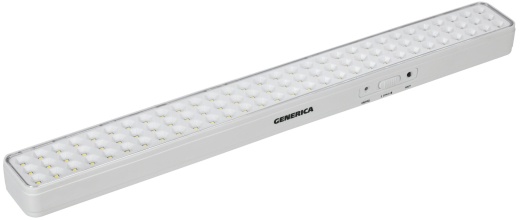 Светильник светодиодный аккумуляторный ДБА 1090 непостоянного действия 90LED 6ч 9Вт GENERICA