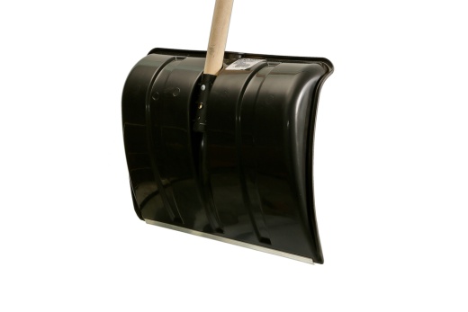 Лопата снегоуборочная 51х45см, пластиковый ковш, деревянный черенок, СОЮЗ