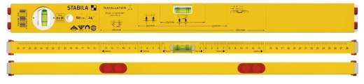 Уровень Stabila тип 80M, 100см (1верт.,1гориз.,точн. 0,5мм/м) для сантехника