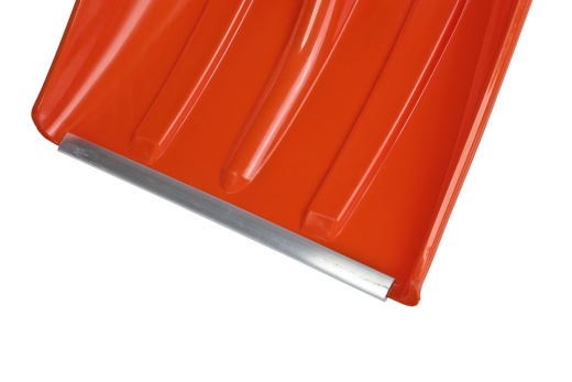 Лопата снегоуборочная 41х41,5см, морозостойкий пластик, фибергласовый черенок Sturm!