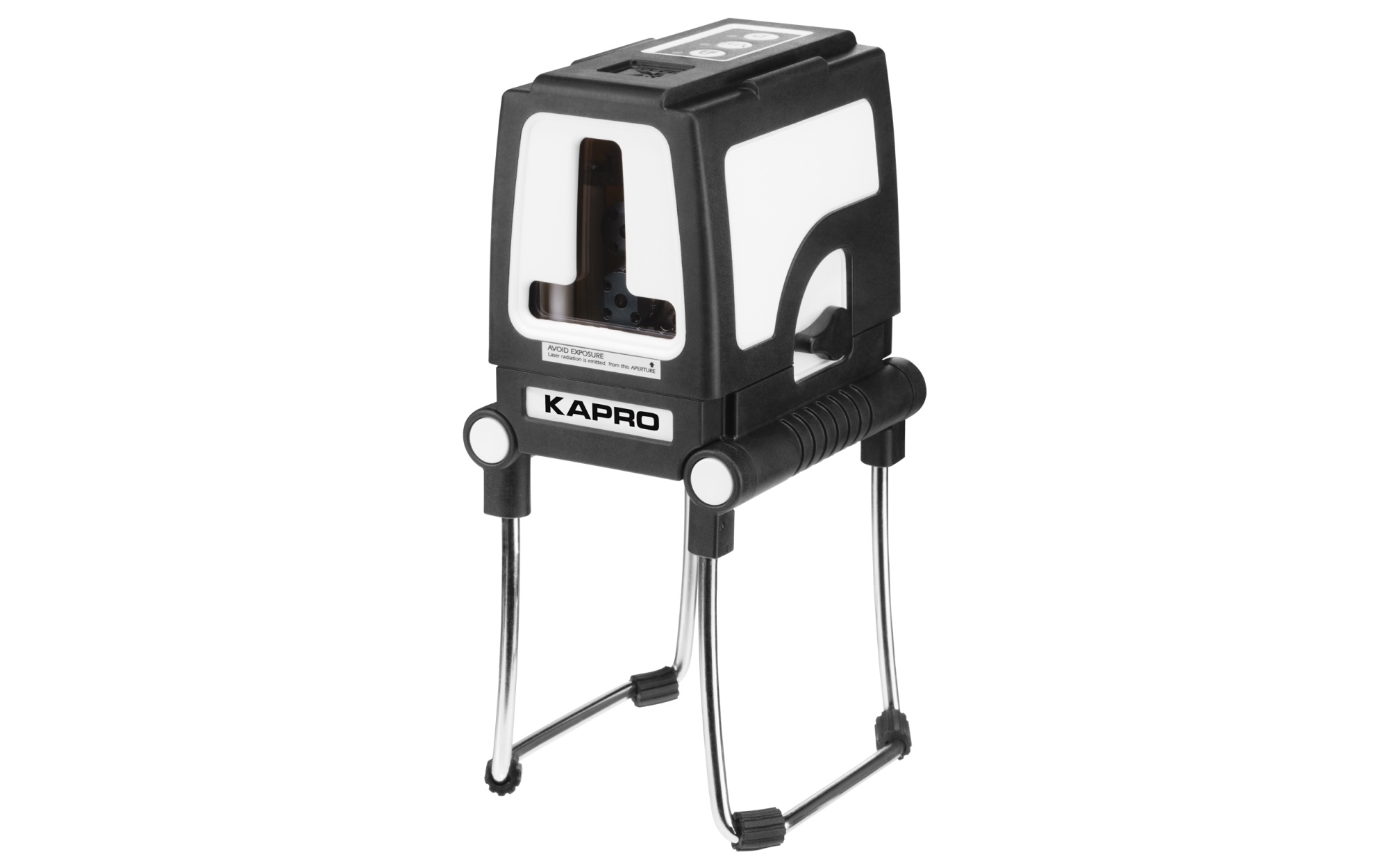 872G Kapro лазерный нивелир зеленый с ножками, с переходником 841 с 3-мя батарейками аа