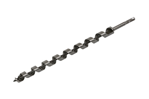 Сверло винтовое по дереву, 26х460мм, сталь 45, шестигранный хвостовик, Sturm!